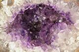 Purple Amethyst Geode - Uruguay #87453-1